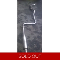 340 1.4 and 1.7 stainless 2.25 inch exhaust system down pipe back